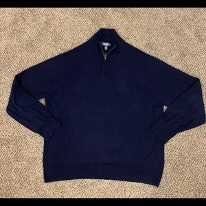 Bonobos Men’s Cashmere Blend 1/2 Zip Sweater XXL